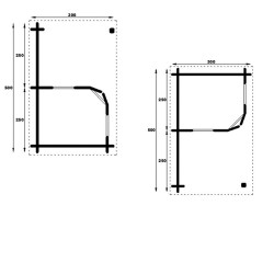 Tuindeco - Chalet bois massif 12,8 m² - 28 mm - Kennet