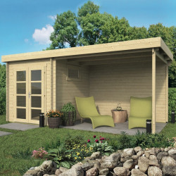 Tuindeco - Chalet bois massif 15,7 m² - 28 mm - Erickson