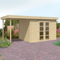 Tuindeco - Cabanon bois massif 13,52 m² - 28 mm - Extramoderne