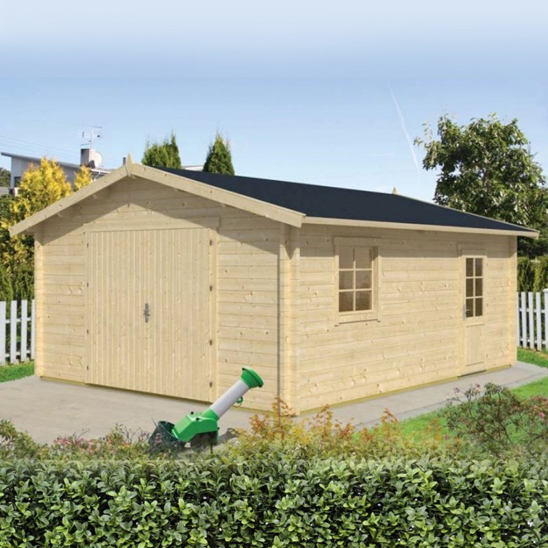 Tuindeco - Garage en bois Rydell 26m² -  470 x 570 cm