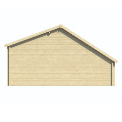 Tuindeco - Garage Remise bois massif - 70mm - Sigurd