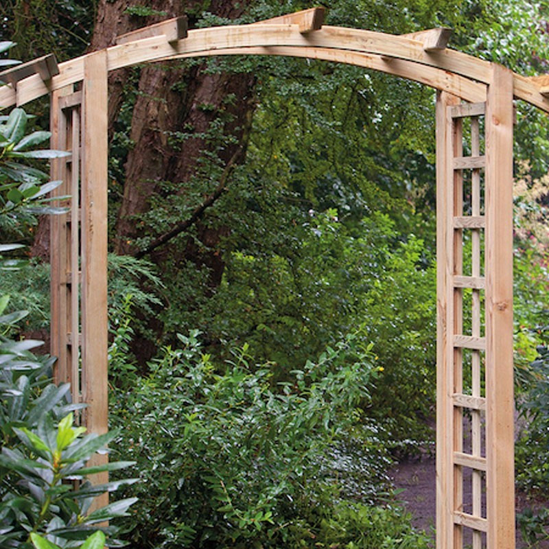 Tuindeco - Ensemble complet pour pergola arquée - l180 X P54 X H215 cm