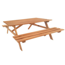 Tuindeco - Table de pique-nique Economie - En bois dur