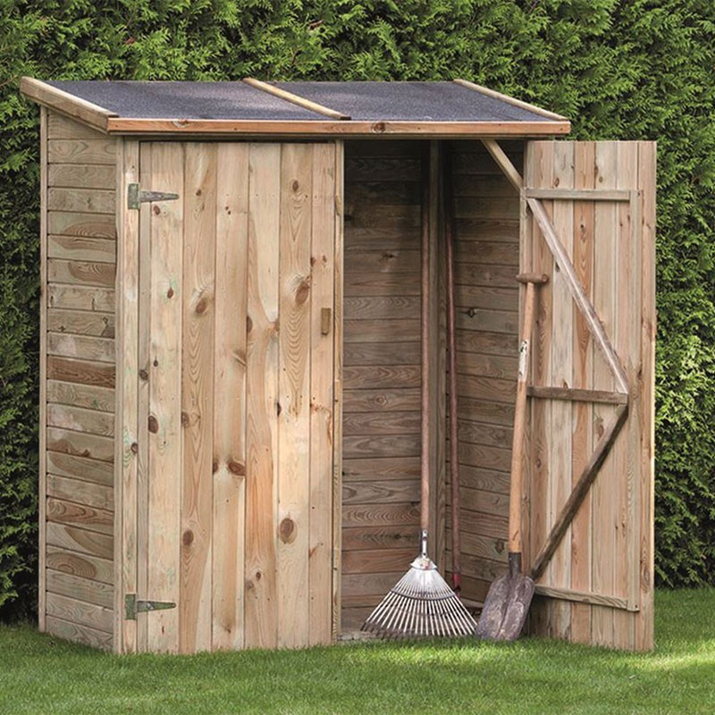 Tuindeco - Armoire de jardin avec carton bitume - Bayern