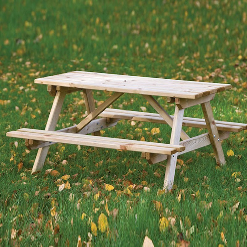 Tuindeco - Table de pique-nique pour enfants - Pin imprégné