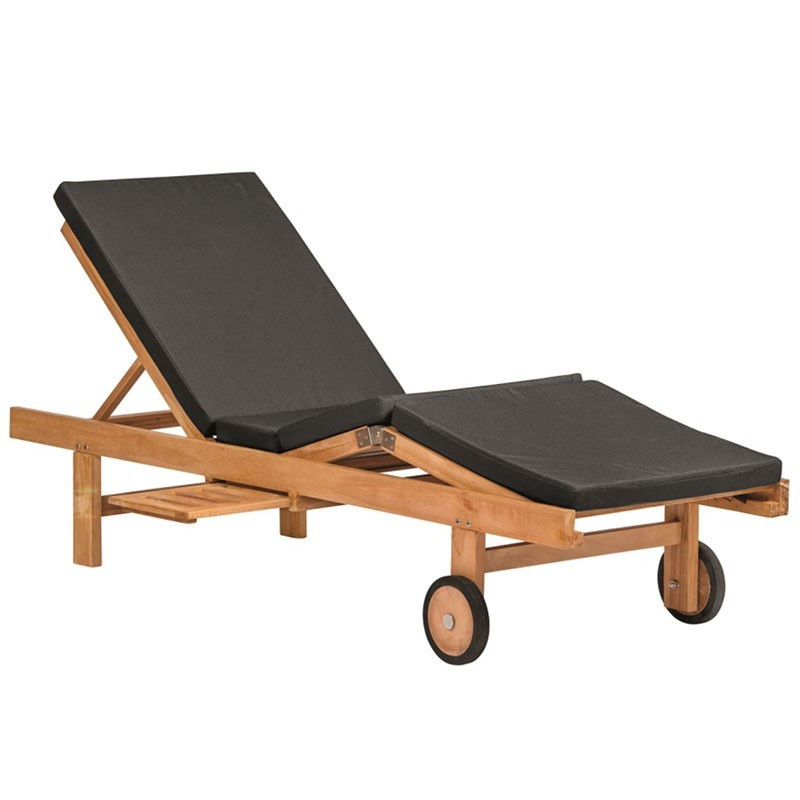 Tuindeco - Chaise longue réglable Wembley en teck