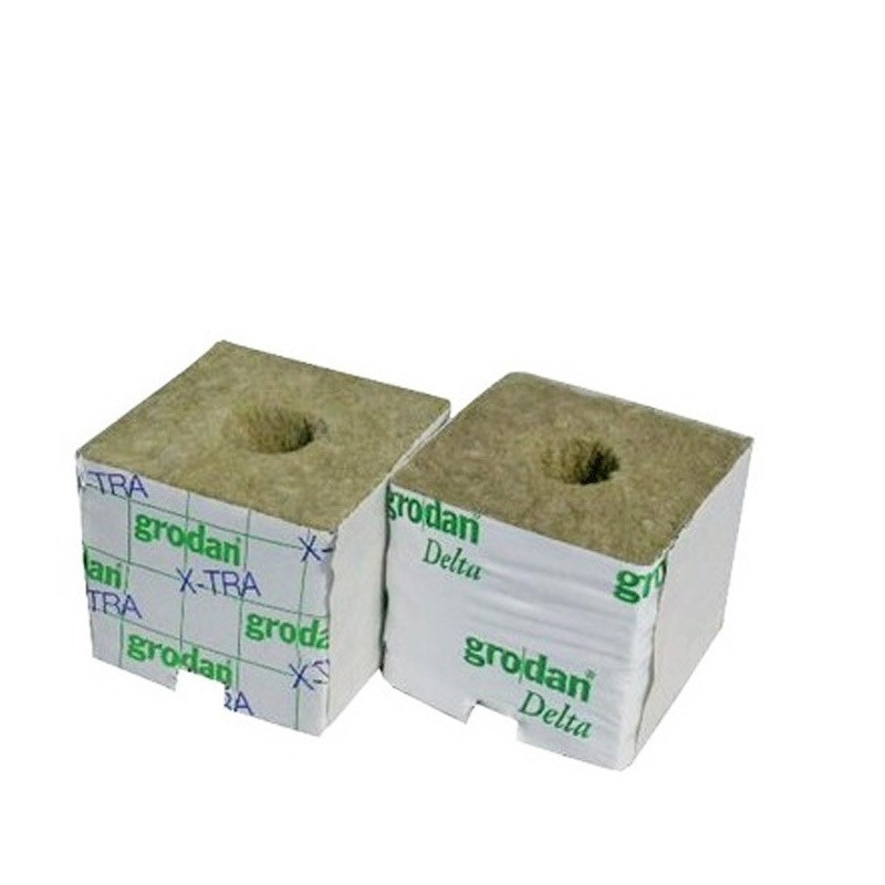 GRODAN CUBES LDR 75X75X65 TROUS 25/35 MM CARTON DE 384 PCS