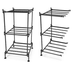 MODULAR VERTICAL RACK 3 START + END KIT  120 X 240