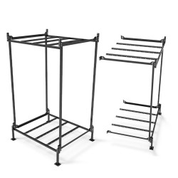 MODULAR VERTICAL RACK 2 START + END KIT  120 X 240