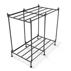 MODULAR VERTICAL RACK 2 START + END KIT  120 X 240