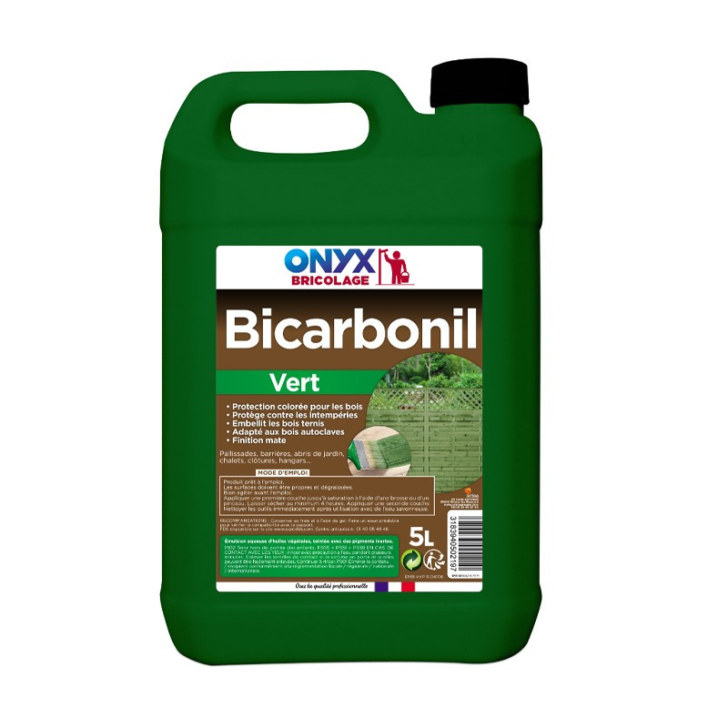 ONYX BICARBONIL VERT PROTECTION BOIS EXTERIEUR 5L