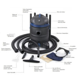 Ubbink - Aspirateur 4 en 1 VACUPROCLEANER MAXI - 35 L