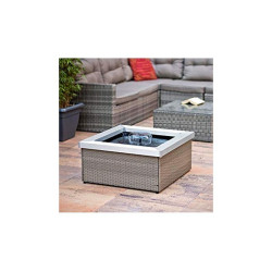 Ubbink - Bassin carré Amora pour terrasse avec fontaine