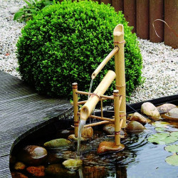 Ubbink - Fontaine basculante de bassin BAMBOU - 66 cm