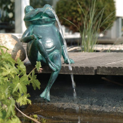 Ubbink - Fontaine gargouille GRENOUILLE - 20,5 cm