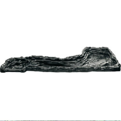 Ubbink - Cascade STANDARD Noir élément cours d'eau extra long - 168 cm