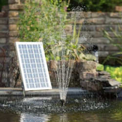 Ubbink - SolarMax 600 - Pompe fontaine avec panneau solaire 610L/h 10W