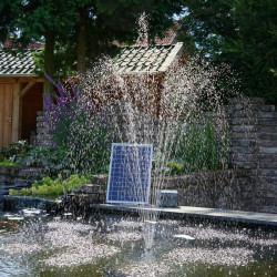 Ubbink - SolarMax 1000 - Pompe Fontaine avec panneau solaire 980-1350L/h 20W