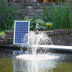 Ubbink - SolarMax 2500 - Pompe fontaine avec panneau solaire 2.480L/h 20W