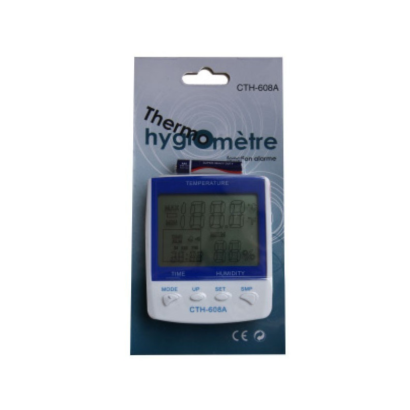 Thermomètre / Hygromètre digital int./ext. - A sondes filaires