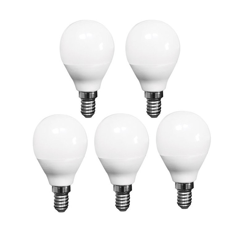 LOT DE 5 ADVANCED STAR AMPOULE LED A50 5W 2700K E14