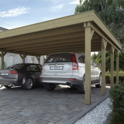 WEKA - Abri Garage Double Voitures 609 - 6,21 x 6,04 x 2,14 m