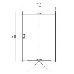 Lasita - Garage Virginy - Porte Battante - 5.60 x 3.82 x 2.62 m