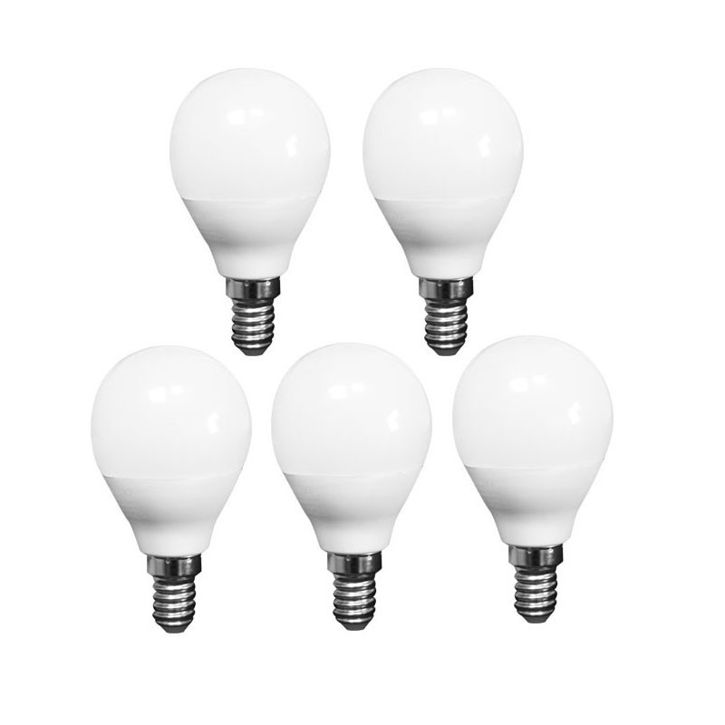 LOT DE 5 ADVANCED STAR AMPOULE LED A50 5W 6500K E14