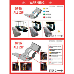 DARK ROOM MYLAR SJ 300X150X235 DR300W 4.00