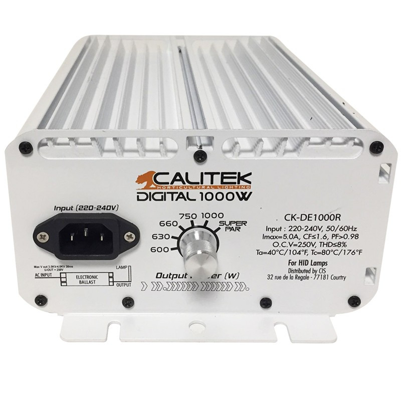 CALITEK BALLAST 1000W DE