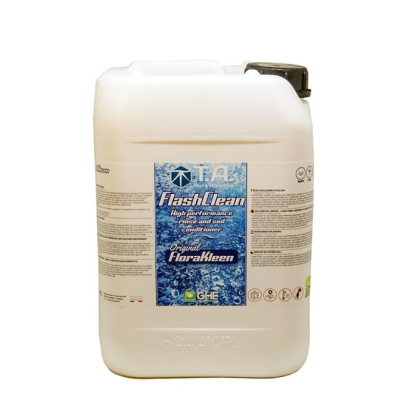 Terra Aquatica GHE - Flashclean 10L, solution de rinçage Terra Aquatica GHE - Flashclean 10L, solution de rinçage