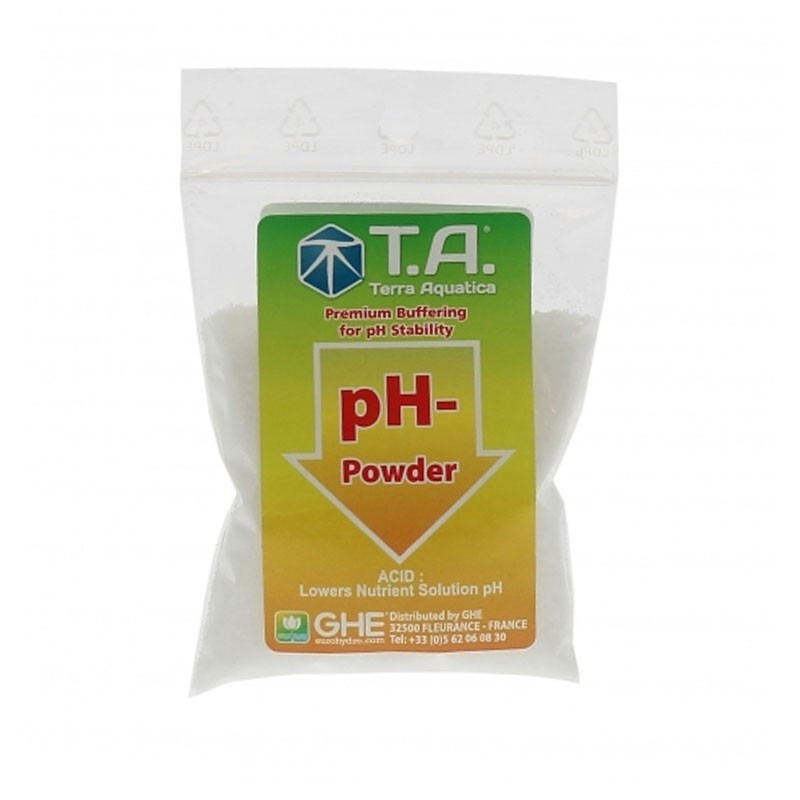 Terra Aquatica GHE - pH Down Dry 25g - Poudre pour abaisser le ph