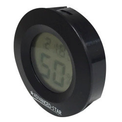 THERMOHYGROMETRE DIGITAL NOIR 45MM ADVANCED STAR