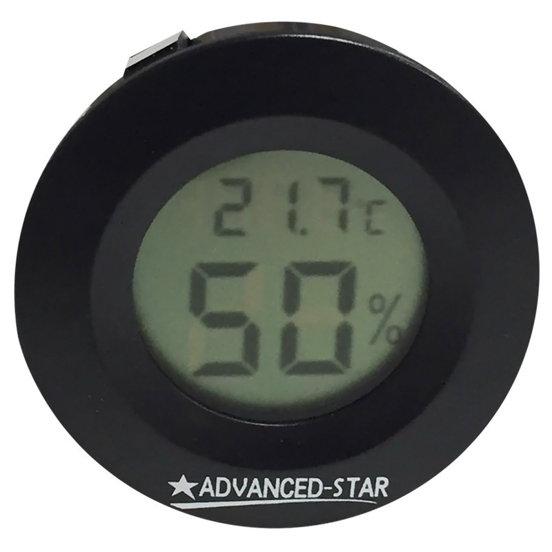 THERMOHYGROMETRE DIGITAL NOIR 45MM ADVANCED STAR