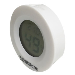 THERMOHYGROMETRE DIGITAL BLANC 45MM ADVANCED STAR