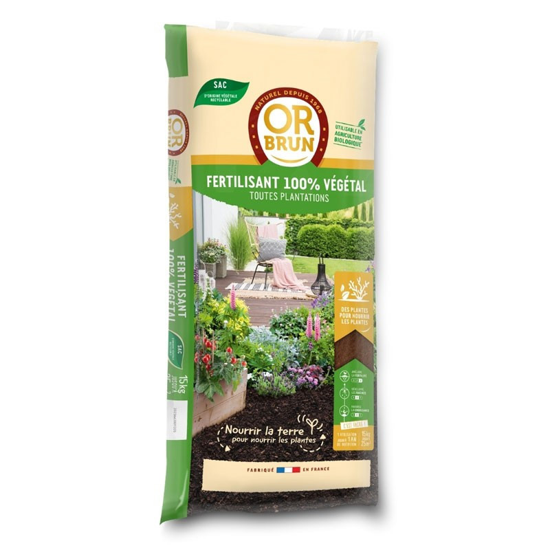 FERTILISANT 100% VEGETAL 15 kg V21