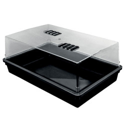 SERRE PROPAGATOR 70 (TRAY NOIR + COUVERCLE) 58X38X24CM