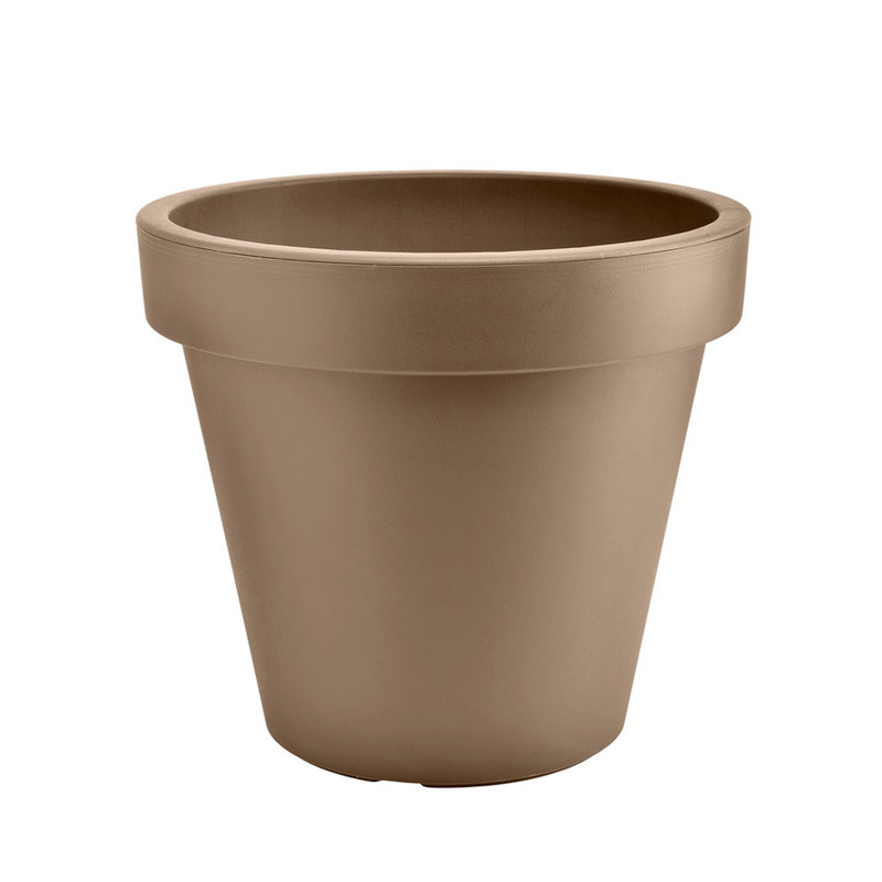 Gardenico - Pot rond Metro Twist N Roll 29cm - Taupe