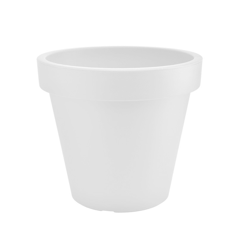 Gardenico - Pot rond Metro Twist N Roll 29cm - Blanc