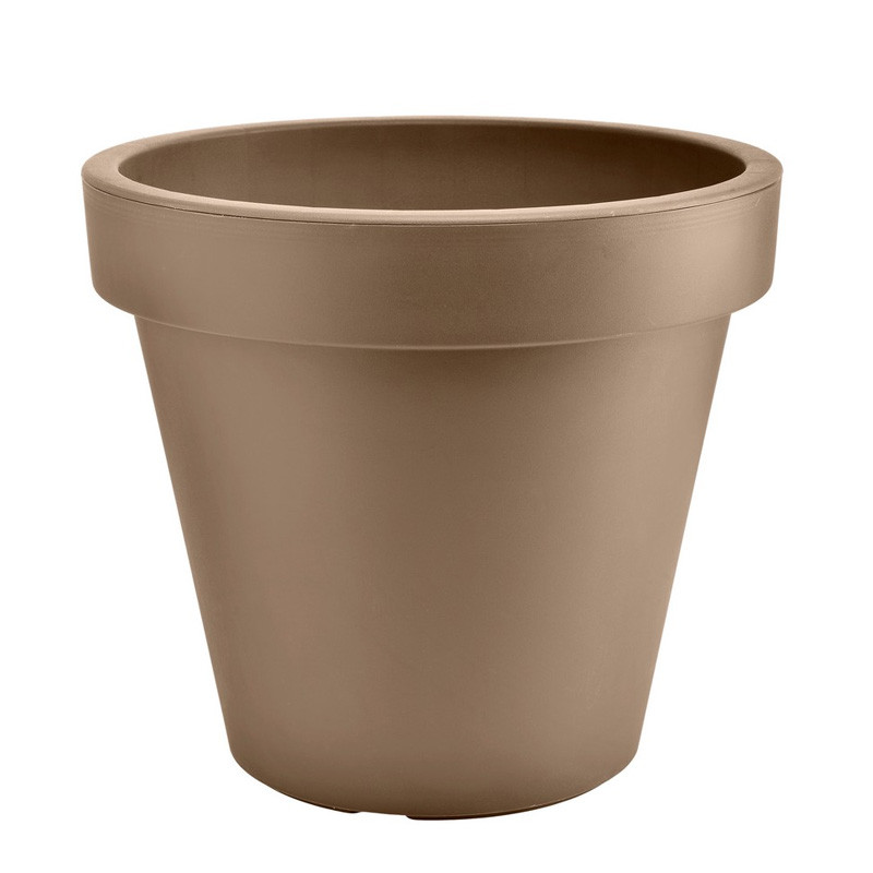 Gardenico - Pot rond Metro Twist N Roll 39cm - Taupe