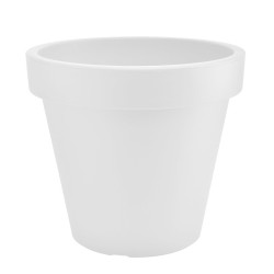 Gardenico - Pot rond Metro Twist N Roll 39cm - Blanc