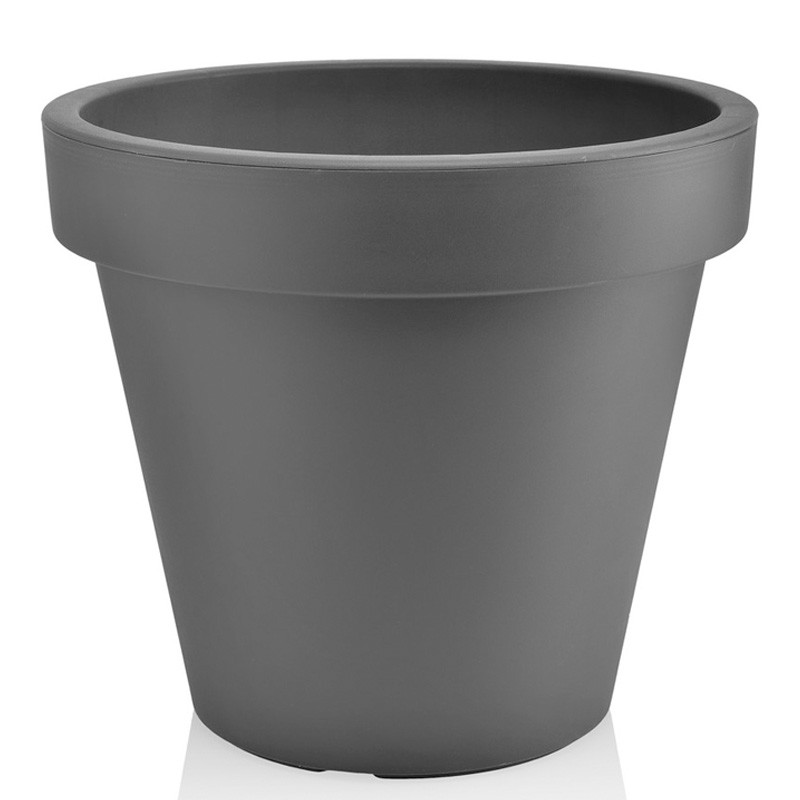 Gardenico - Pot rond Metro Twist N Roll 49cm - Anthracite