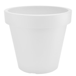 Gardenico - Pot rond Metro Twist N Roll 49cm - Blanc