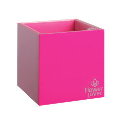 Flower Lover - Cubico pot auto irrigant - 21x21cm - Rose