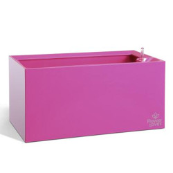 Flower Lover - Cubico pot auto irrigant - 21x42x21cm - Rose