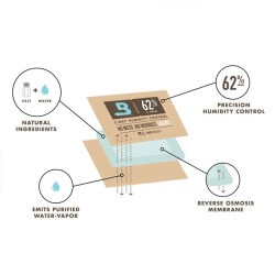 Boveda - Sachet régulateur d'humidité 58% - 1g