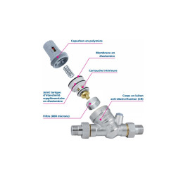 RBM - Réducteur de préssion réglable - Rinox Plus 1M