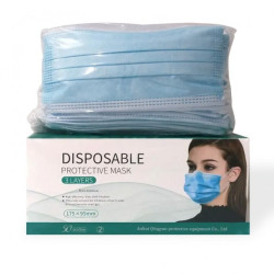 Masques jetables 3 plis - Boite de 50 masques non medicaux