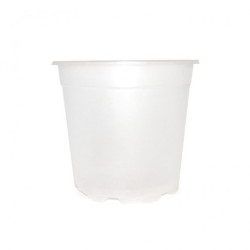 POT ORCHIDÉE PLASTIQUE CRYSTAL 17CM