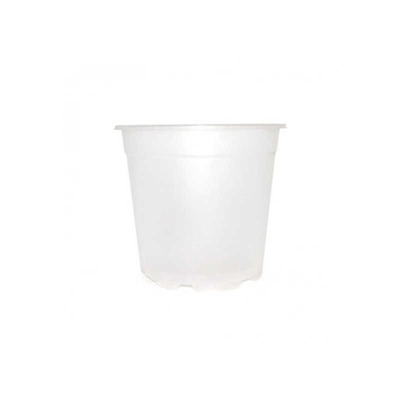 POT ORCHIDÉE PLASTIQUE CRYSTAL 17CM